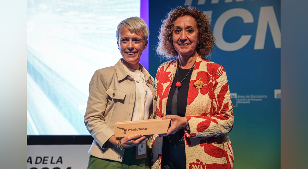 La directora del Museu del Ferrocarril de Catalunya, Mayte Castillo, galardonada con uno de los Premios de Honor de MobiliCat